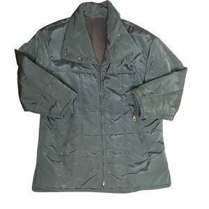 SCHNEIDERS Salzburg VTG Mens Quilted Green Polyamide Jacket Austria EU 52 US L